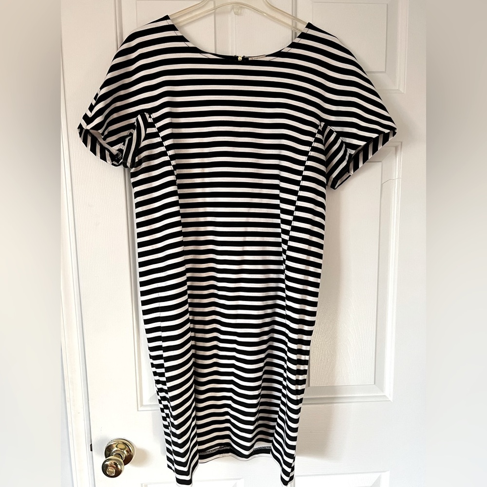 J Crew Striped Shift Dress